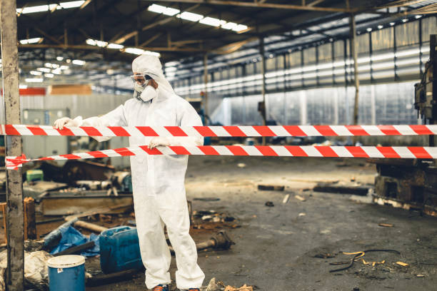 Professional Hoarding Cleanup technician working in Malone, WA
